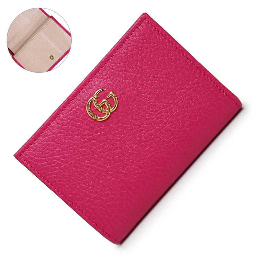 新品・未使用品）グッチ GUCCI GGマーモント ダブルG 二つ折り  