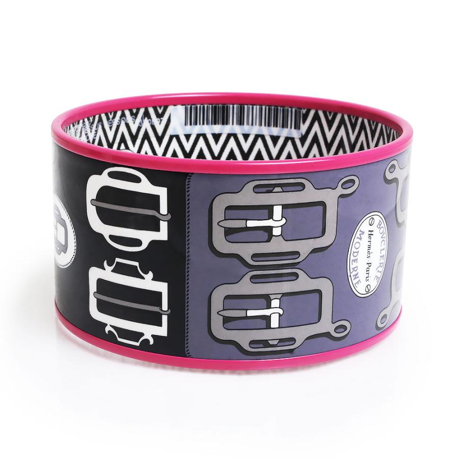 ピンク エナメル スタッズ バングル 925