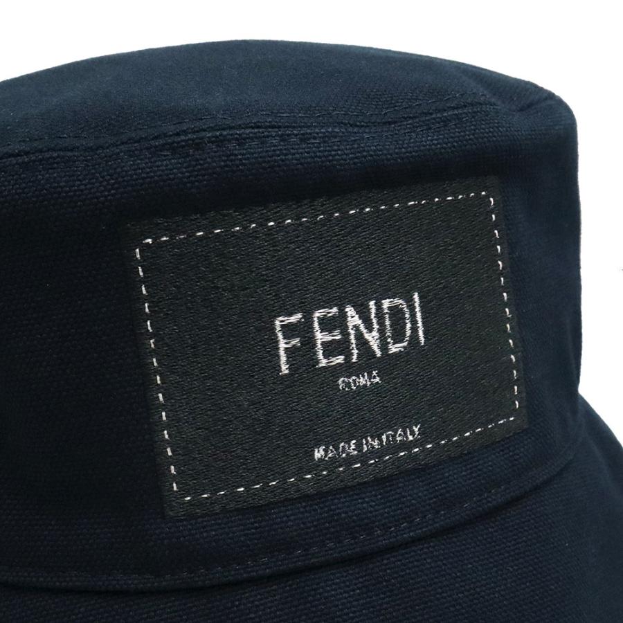 FENDI（フェンディ） （中古）フェンディ ロゴ デニム バケット ハット