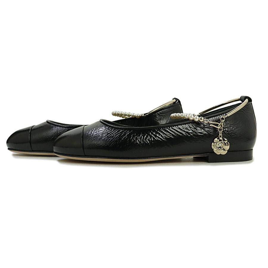 シャネル CHANEL 22.5 サンダル ココマーク ミュール パンプス フラットシューズ ブラック CHANEL（シャネル） （新品・未使用品）】シャネル バレリーナ ココ