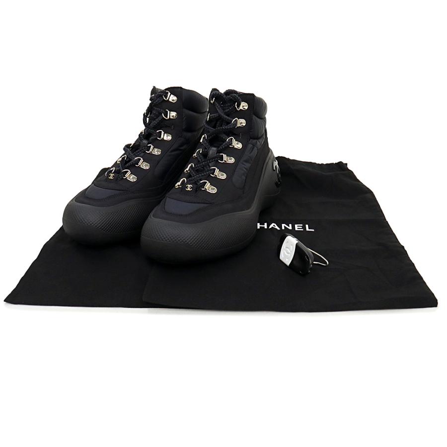 CHANEL (新品・未使用品)シャネル ココマーク 厚底 ハイカット CHANEL (新品・未使用品)シャネル ココマーク 厚底 ハイカット