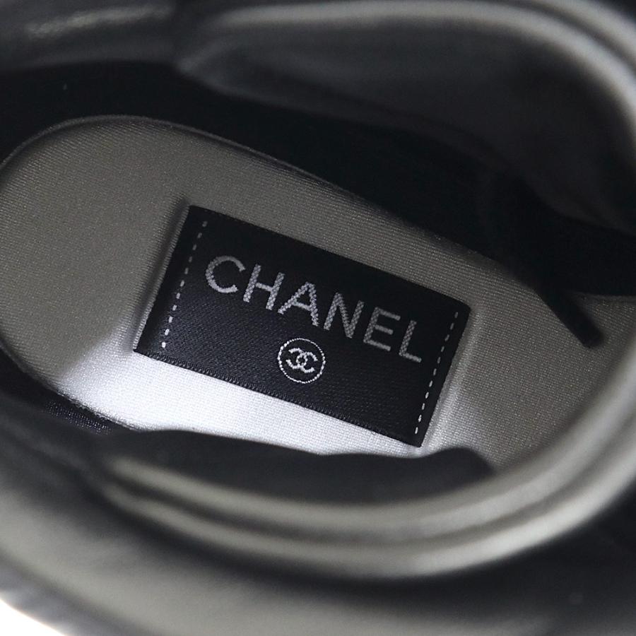 CHANEL (新品・未使用品)シャネル ココマーク 厚底 ハイカット CHANEL (新品・未使用品)シャネル ココマーク 厚底 ハイカット