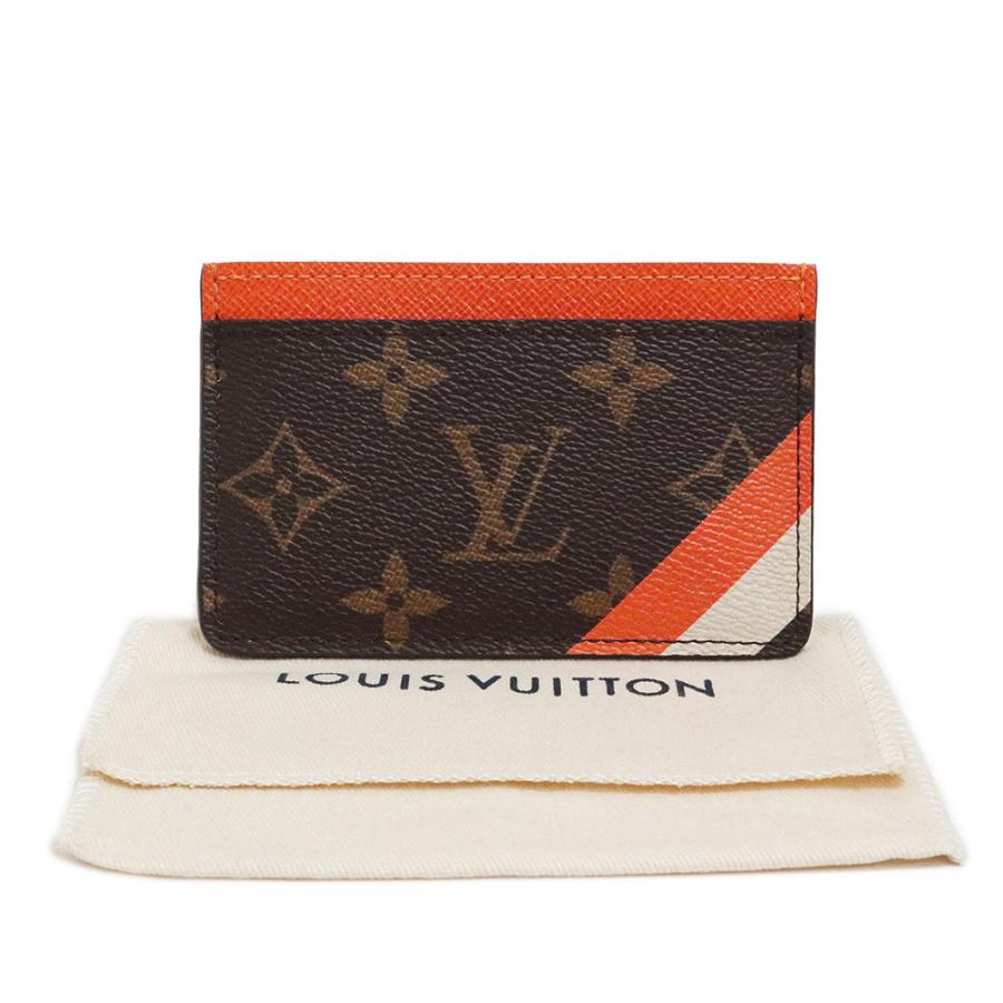 （新品・未使用品）ルイ ヴィトン LOUIS VUITTON ポルト カルト サーンプル マイLV ヘリテージ カードケース モノグラム ブラウン オランジュ 茶 P00231の画像