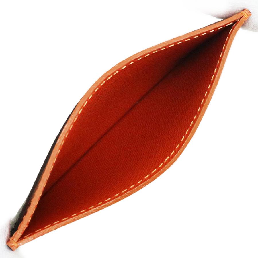 （新品・未使用品）ルイ ヴィトン LOUIS VUITTON ポルト カルト サーンプル マイLV ヘリテージ カードケース モノグラム ブラウン オランジュ 茶 P00231の画像