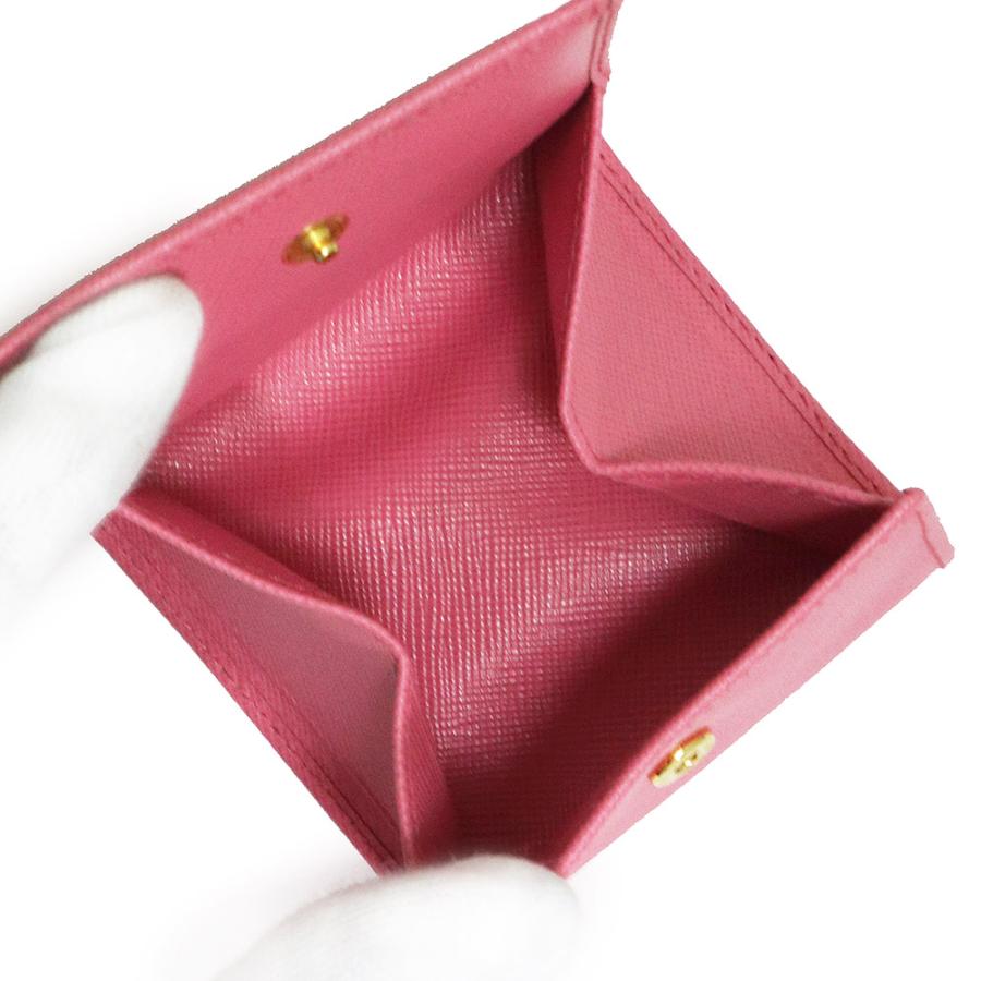PRADA (未使用保管品)プラダ サフィアーノ 三角ロゴ プレート PRADA (未使用保管品)プラダ サフィアーノ 三角ロゴ プレート