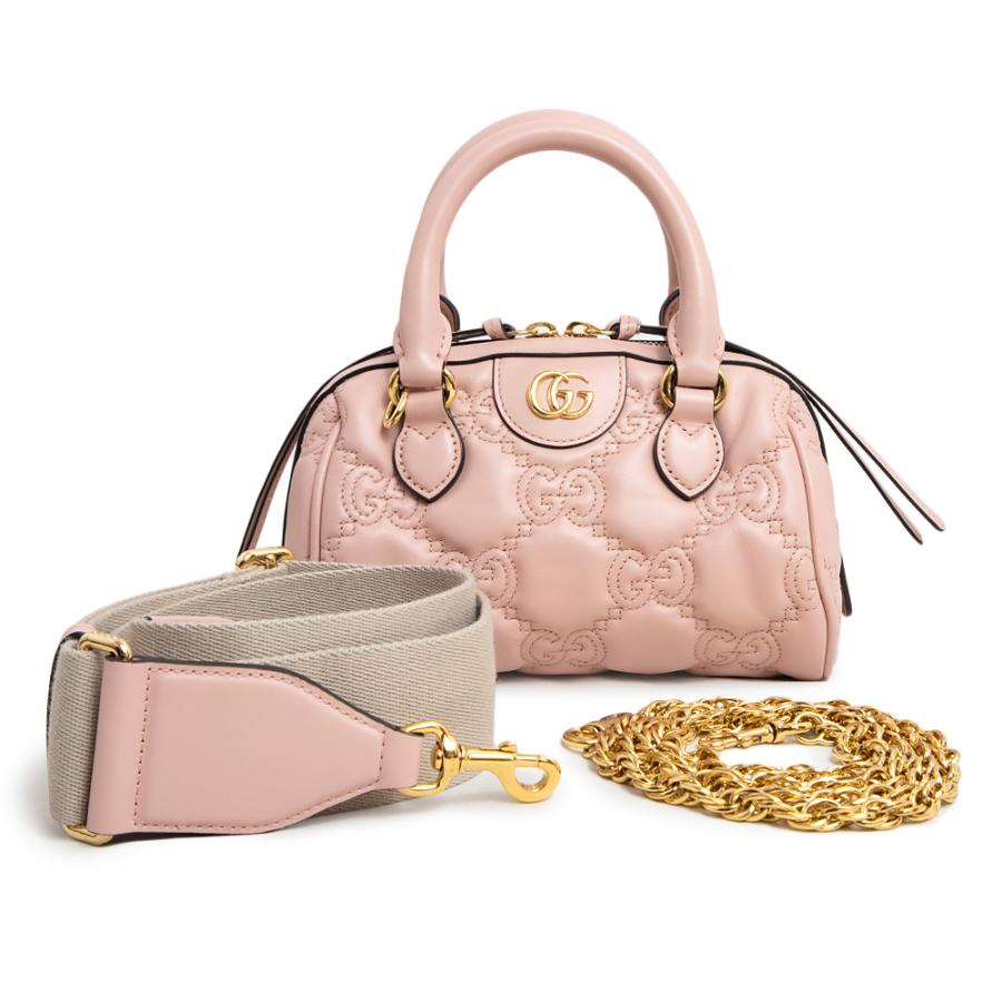 GUCCI (未使用 展示品)グッチ GGマトラッセ レザー ミニバッグ GUCCI (未使用 展示品)グッチ GGマトラッセ レザー ミニバッグ