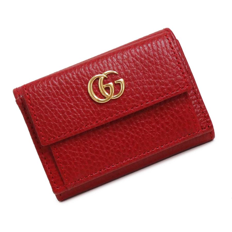 GUCCI （未使用 展示品）グッチ GGプチマーモント コンパクト 三つ折り 