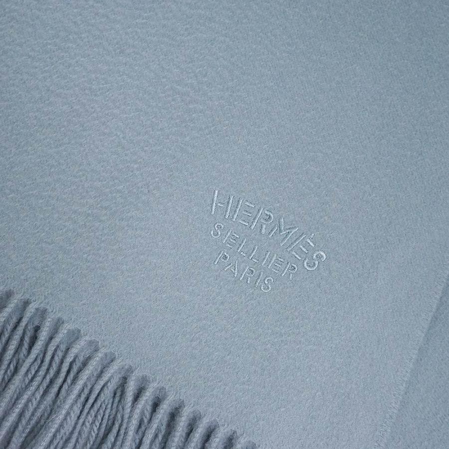 HERMES (美品)エルメス セリエ ロゴ 大判 ストール ショール HERMES (美品)エルメス セリエ ロゴ 大判 ストール ショール