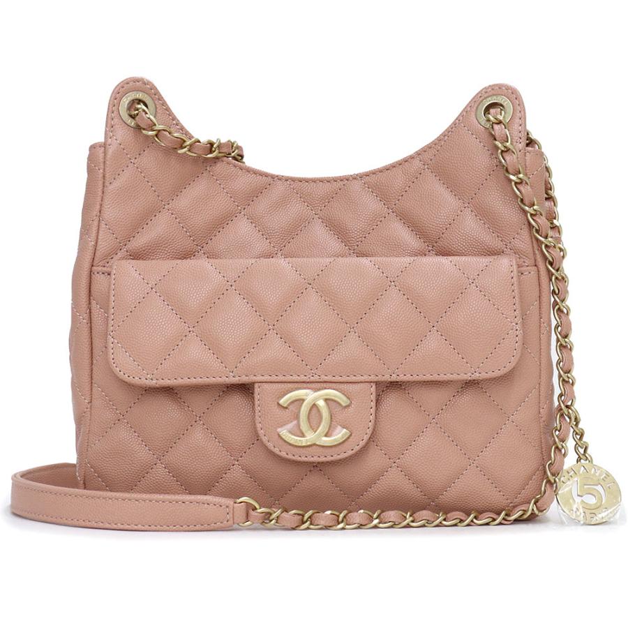 CHANEL （未使用 展示品）シャネル ホーボー マトラッセ ココマーク 