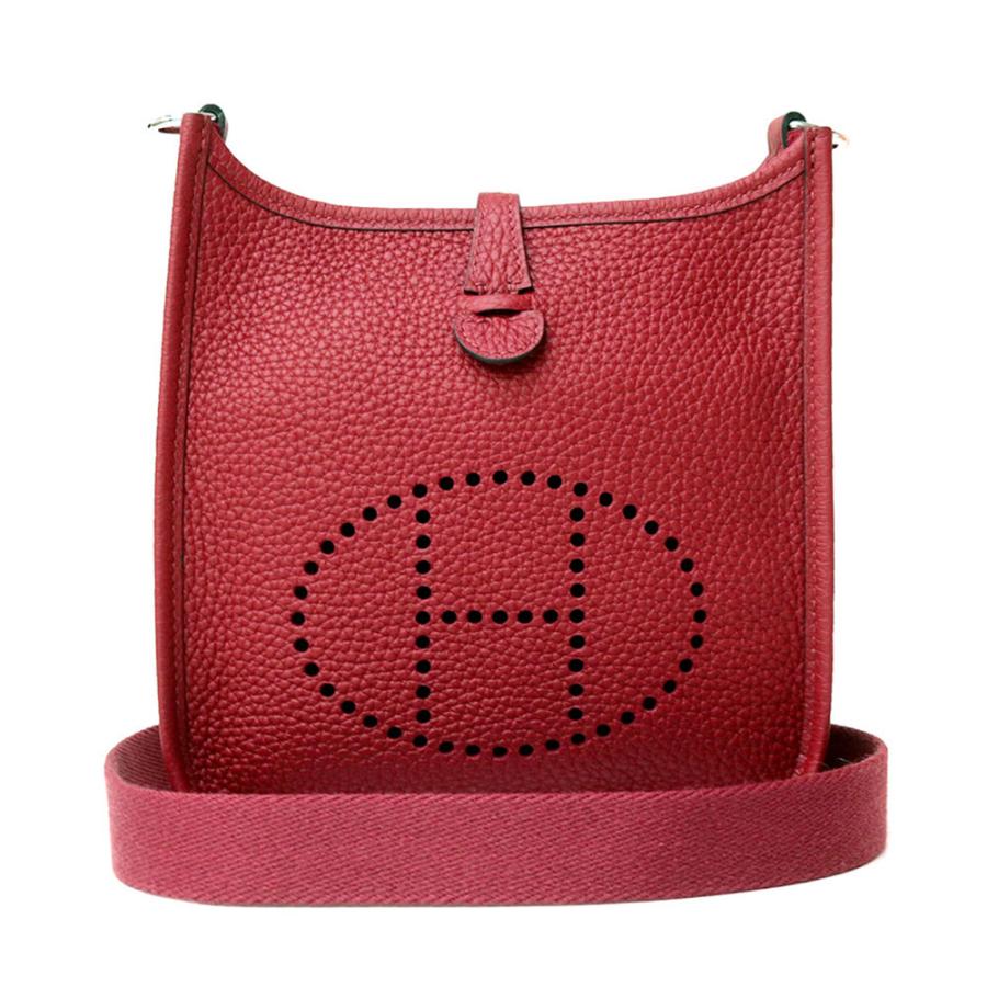 （新品・未使用品）エルメス HERMES エヴリン エブリン TPM アマゾン 16 ショルダーバッグ 斜め掛け トリヨンクレマンス レザー ルージュグレナ レッド 赤 シルバー金具 C刻印 箱付 HERMES （新品・未使用品）エルメス エヴリン エブリン TPM アマゾン