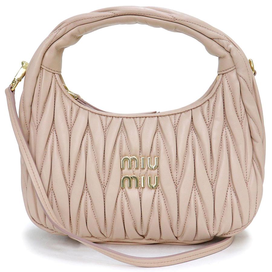 miu （新品・未使用品）ミュウミュウ ワンダー マテラッセレザー
