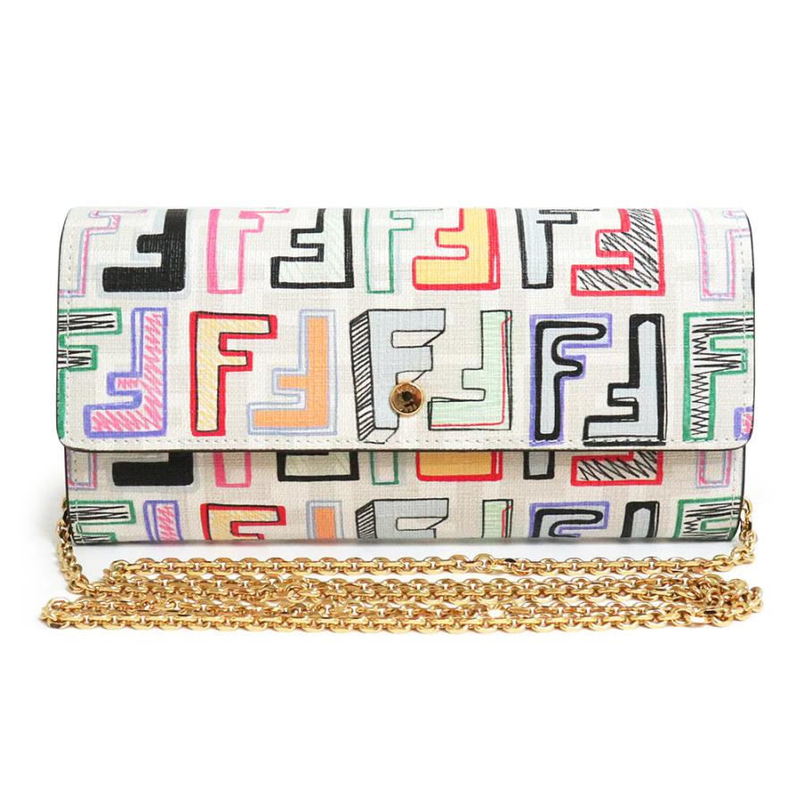 FENDI （新品・未使用品）フェンディ FFロゴ プリント 斜め掛け