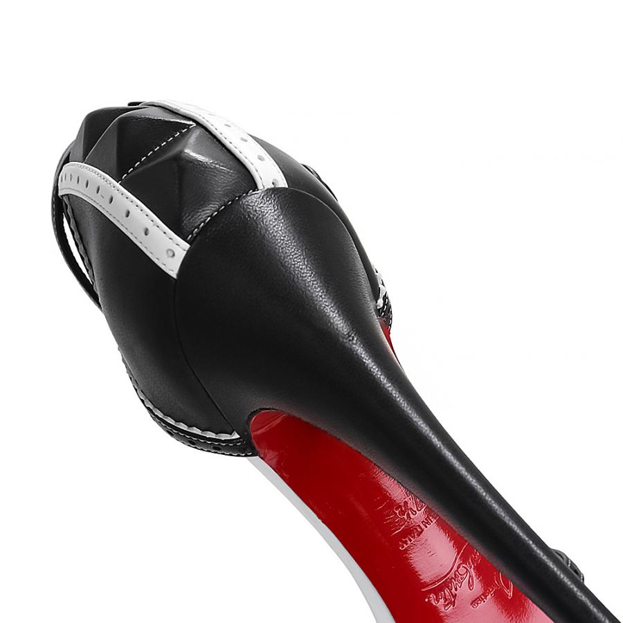 【美品】Christian Louboutin ブラックウェッジヒールサンダル Christian Louboutin（クリスチャンルブタン） （未使用 展示品