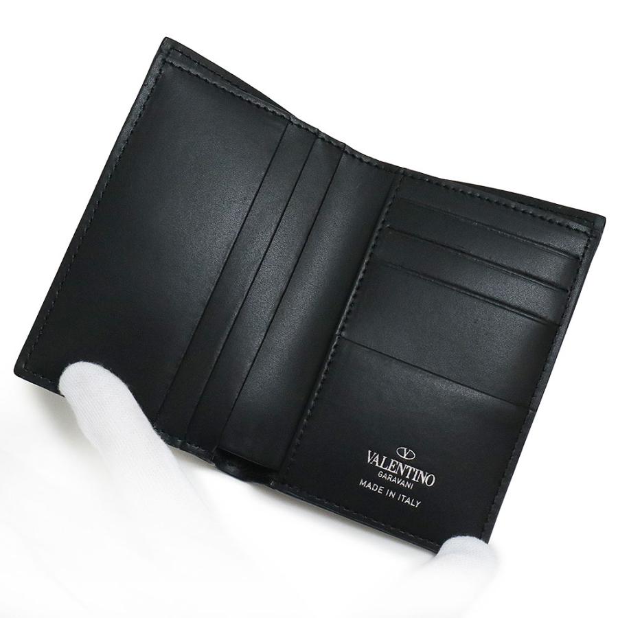 【新品】Valentino ブラック レザー iPhone14ケース 新品・未使用品）ヴァレンティノ ガラヴァーニ Valentino Garavani