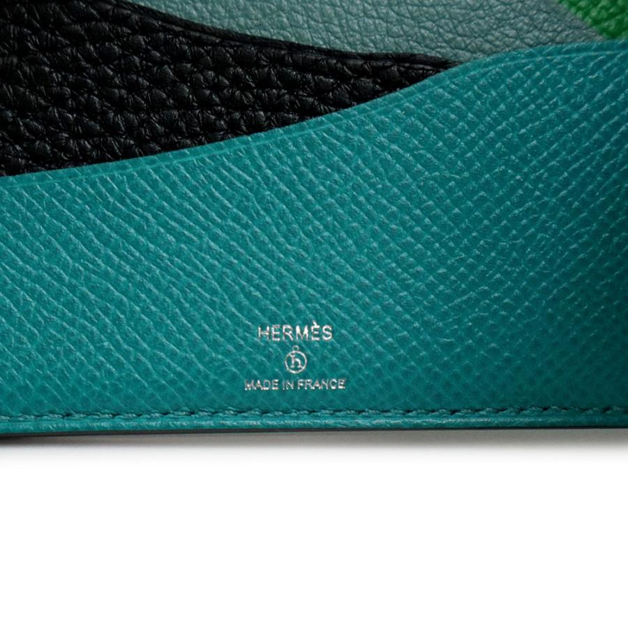 【新品】HERMES プティアッシュ　ツリー　ネイビー×グリーン HERMES（エルメス） （美品）エルメス プティアッシュ Historie
