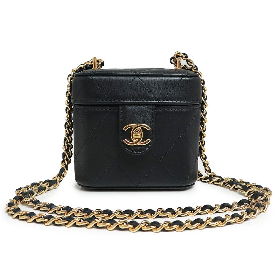 CHANEL シャネルミニバニティチェーンクラッチバッグ