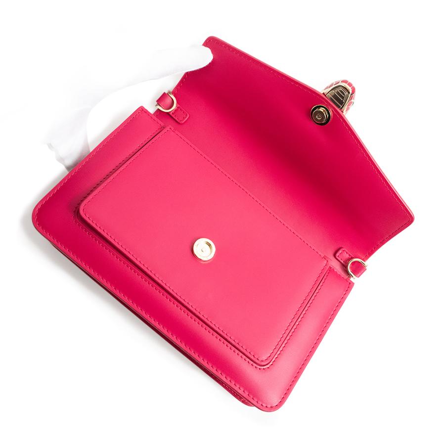 （新品・未使用品）ブルガリ BVLGARI セルペンティ フォーエバー East-West スモール 2way ショルダーバッグ カーフスキン レザー ピンク ゴールド金具 292102の画像