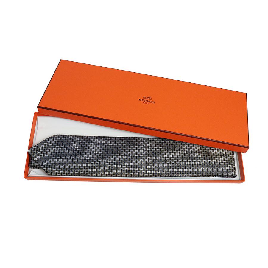 HERMES (新品・未使用品)エルメス ソーH SAUT H ネクタイ 8CM HERMES (新品・未使用品)エルメス ソーH SAUT H ネクタイ 8CM