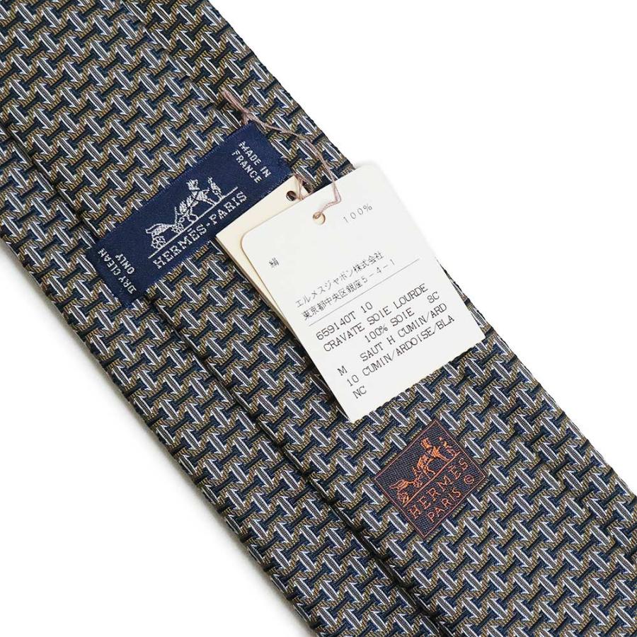 HERMES (新品・未使用品)エルメス ソーH SAUT H ネクタイ 8CM HERMES (新品・未使用品)エルメス ソーH SAUT H ネクタイ 8CM