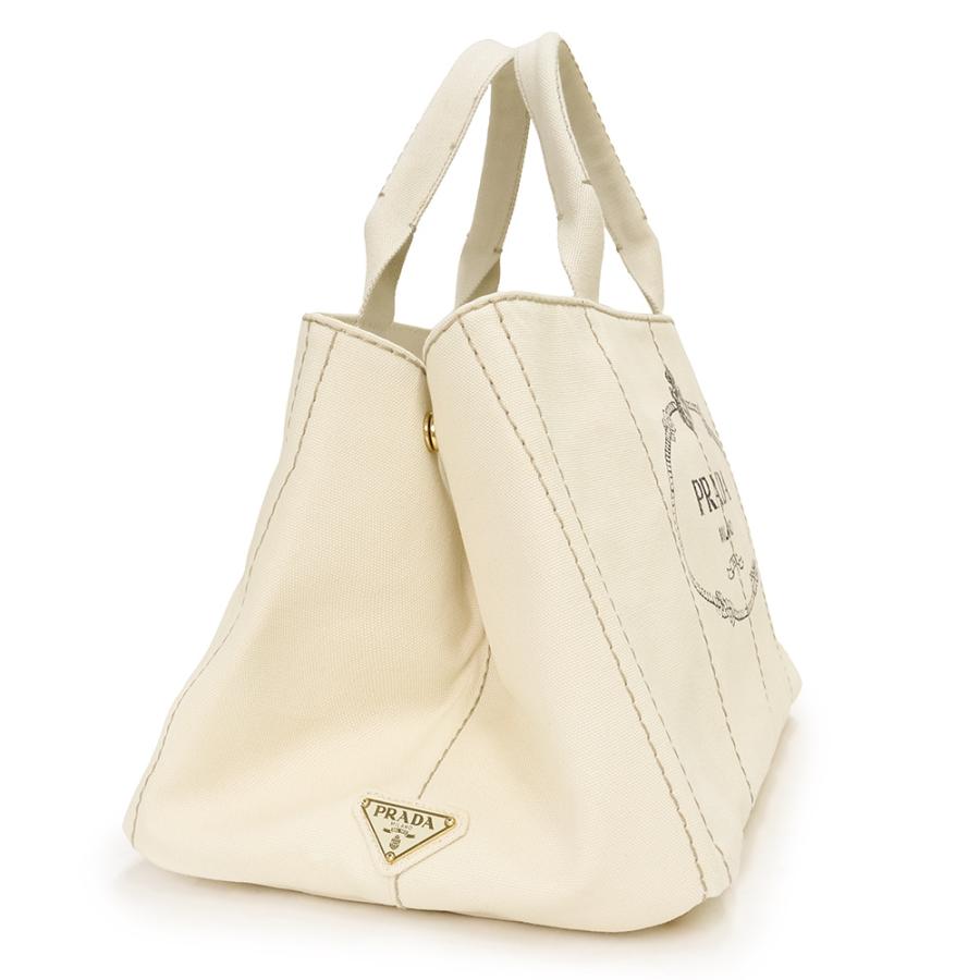 PRADA （中古）プラダ カナパ トライアングル 三角ロゴプレート トート  