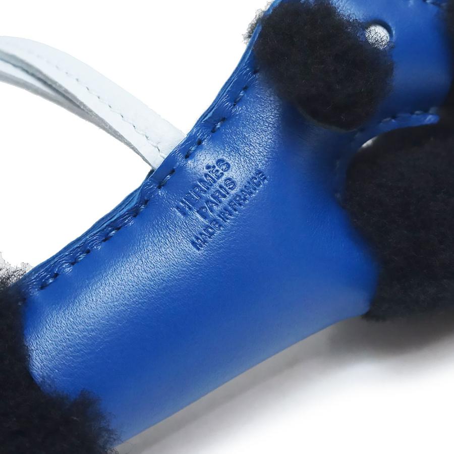 新品本物エルメスバディBAGチャームムートンラムレザーストラップキーホルダー犬馬 HERMES（エルメス） （新品・未使用品）エルメス バディ 犬 イヌ いぬ