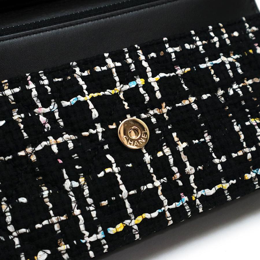 シャネル　マトラッセ　黒　長財布　ドットレザー　バイカラー　ゴールド　正規品 CHANEL（シャネル） （未使用 展示品）シャネル マトラッセ クラシック