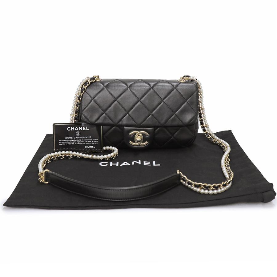 CHANEL (美品)シャネル ココマーク マトラッセ ミニ フラップ CHANEL (美品)シャネル ココマーク マトラッセ ミニ フラップ