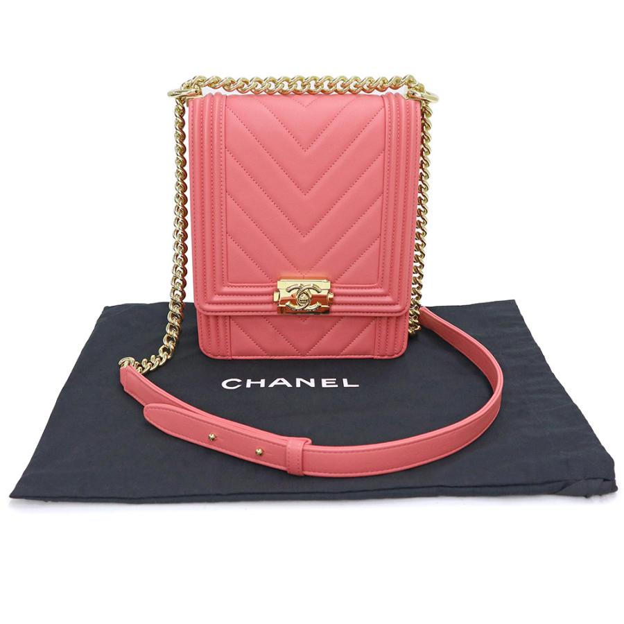 【新品未使用】CHANELボーイシャネル Vステッチケース CHANEL（シャネル） （未使用 展示品）シャネル ボーイシャネル