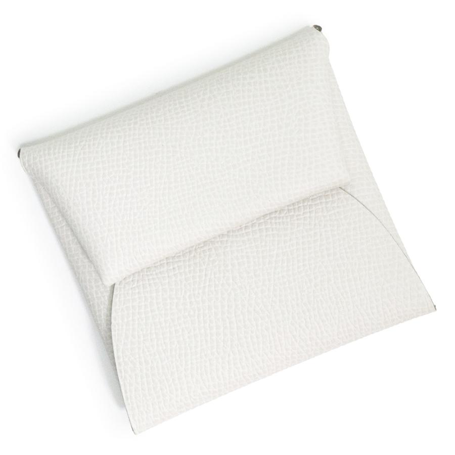 （新品・未使用品）エルメス HERMES バスティア GM ケース 小銭入れ 財布 ヴォーエプソン レザー グリペール グリペルル オフホワイト 白 シルバー金具 B刻印 箱付 HERMES（エルメス） （新品・未使用品）エルメス バスティア GM コイン