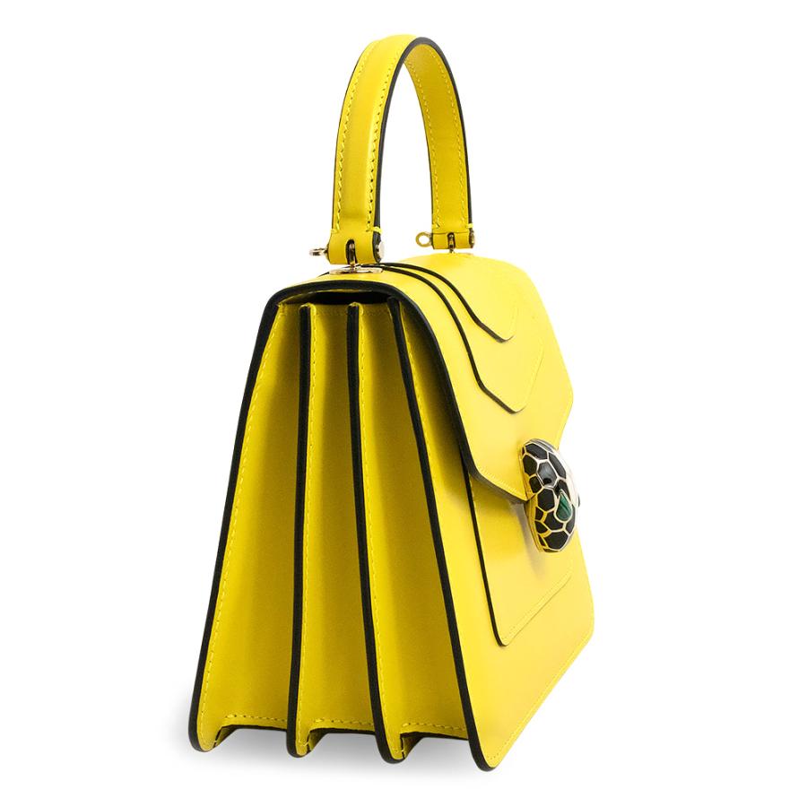 BVLGARI ブルガリ ショルダーバッグ 2way クラッチバッグ イエロー BVLGARI（ブルガリ） （未使用 展示品）ブルガリ セルペンティ
