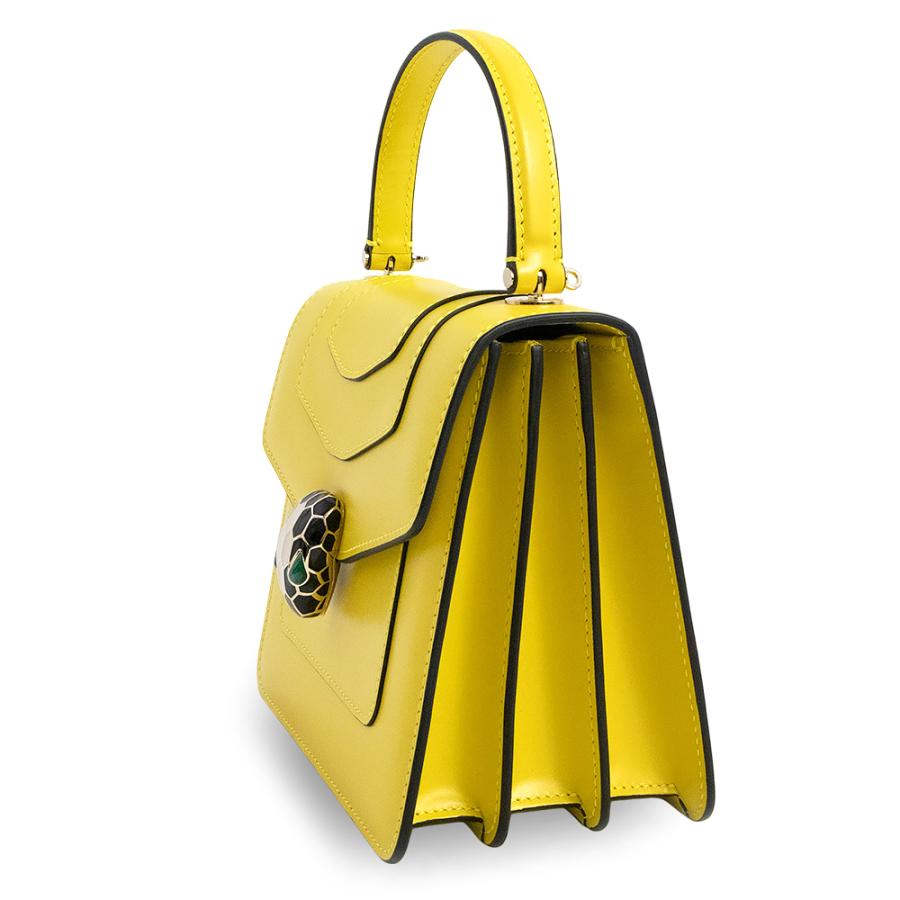 BVLGARI ブルガリ ショルダーバッグ 2way クラッチバッグ イエロー BVLGARI（ブルガリ） （未使用 展示品）ブルガリ セルペンティ