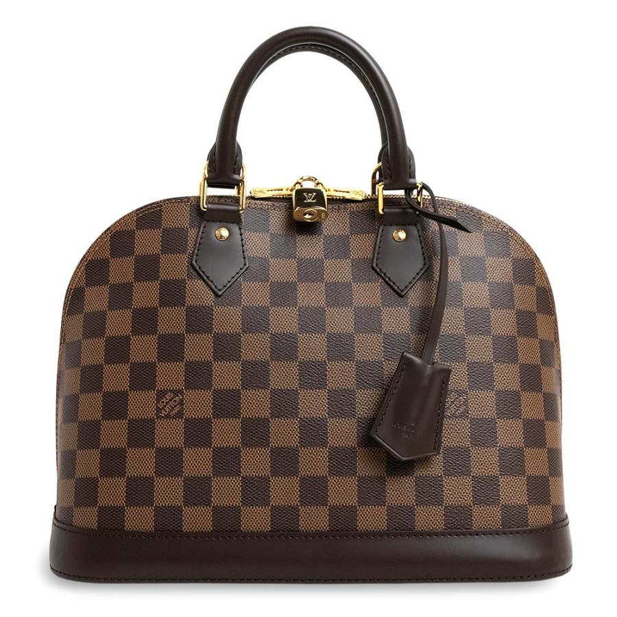 （未使用　展示品）ルイ ヴィトン LOUIS VUITTON アルマ PM ハンドバッグ ダミエ スムースレザー ブラウン 茶 ゴールド金具 N53151 LOUIS VUITTON（ルイ・ヴィトン） （未使用 展示品）ルイ ヴィトン