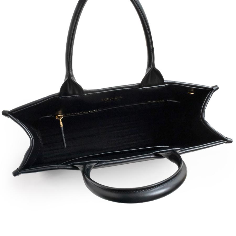 PRADA（プラダ） （美品）プラダ シンボル トップ ステッチ トート