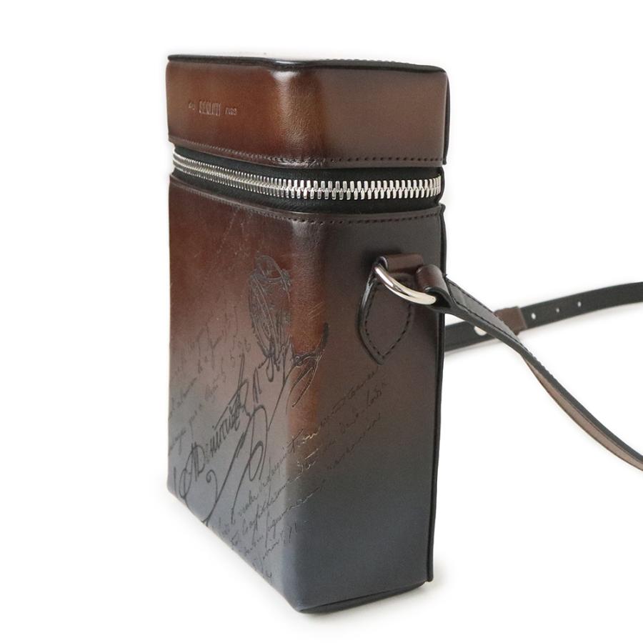 美品 BERLUTI ベルルッティ スクリット カリグラフィー ブラウン Berluti（ベルルッティ） （美品）ベルルッティ フリー スクリット