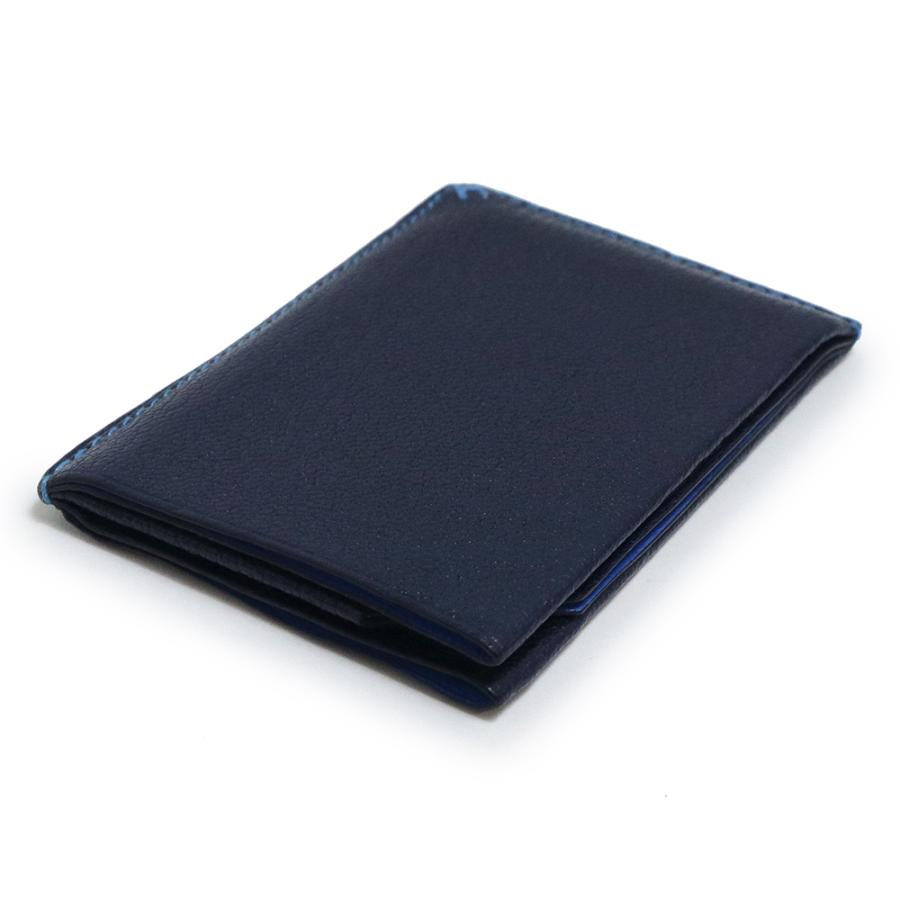 【正規品】エルメス HERMES カードケース 名刺入れ ブルー レザー HERMES（エルメス） （中古）エルメス HERMES H セリエ ヴェルソ