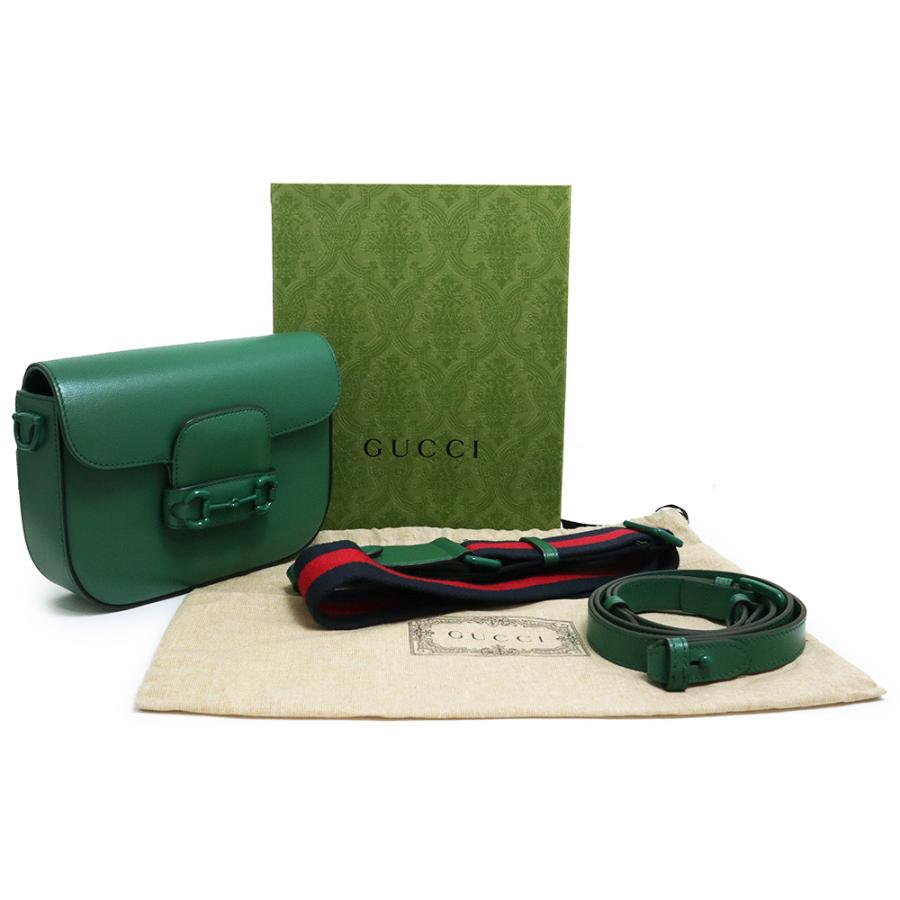 GUCCI  ホースビット コンパクトウォレット ショルダーバッグ！ GUCCI（グッチ） （新品・未使用品）グッチ ホースビット 1955 ミニ