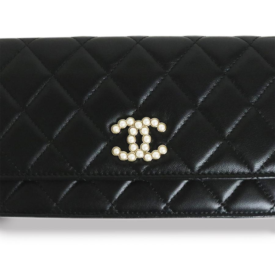 美品☆CHANEL　膝丈スカート　00A　ココマーク　チェーン　ブラック CHANEL（シャネル） （未使用 展示品）シャネル ココマーク チェーン