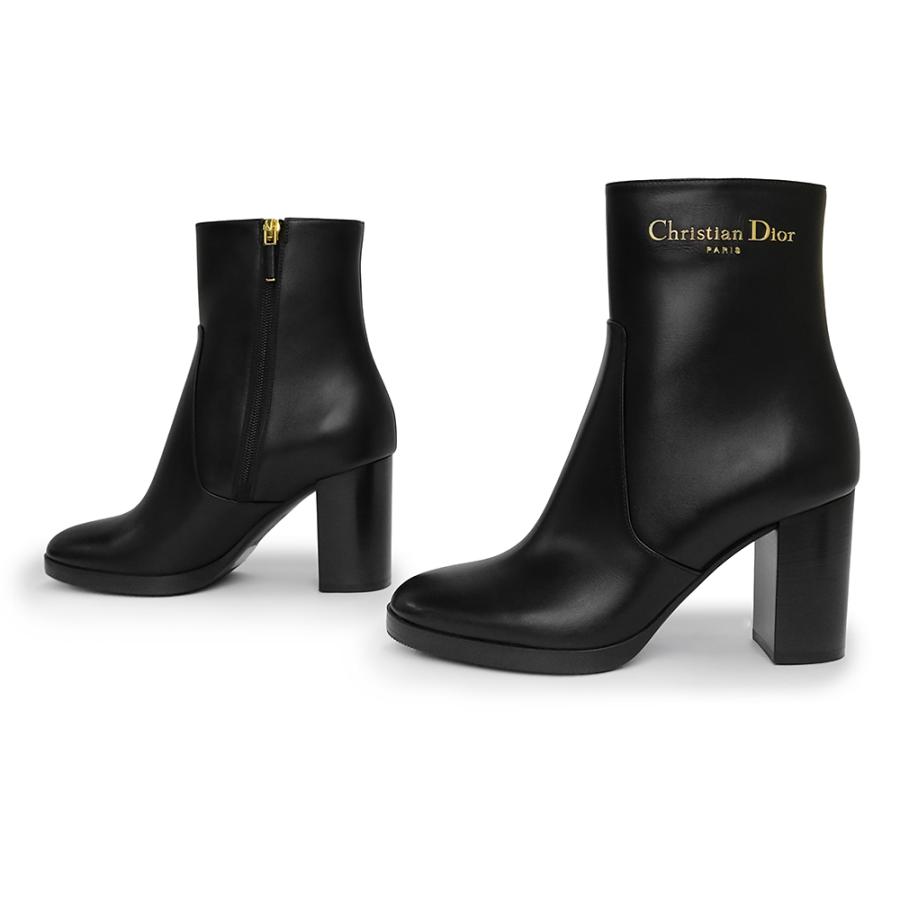 未使用品✨DIOR ディオール ショートブーツ CDロゴ カーフ サイズ39 黒 Christian Dior（クリスチャン・ディオール） （未使用 展示品