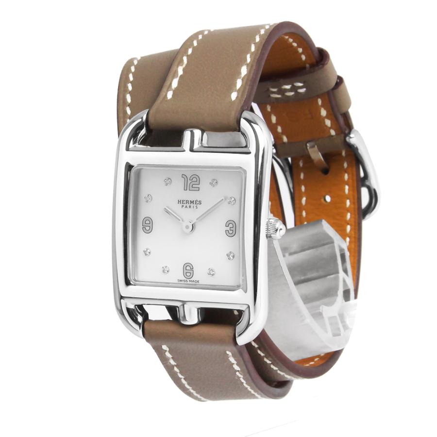 新品未使用HERMES ケープコッド二重ベルト　エトゥープ　cc1.210a 新品未使用HERMES ケープコッド二重ベルトエトゥープcc1.210a