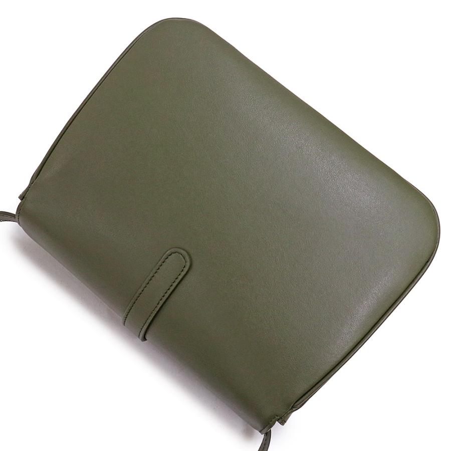 【美品】セリーヌ　ショルダーバッグ　ターンロック　ゴールド金具　レザー　カーキ CELINE（セリーヌ） （未使用 展示品）セリーヌ タブー ミディアム