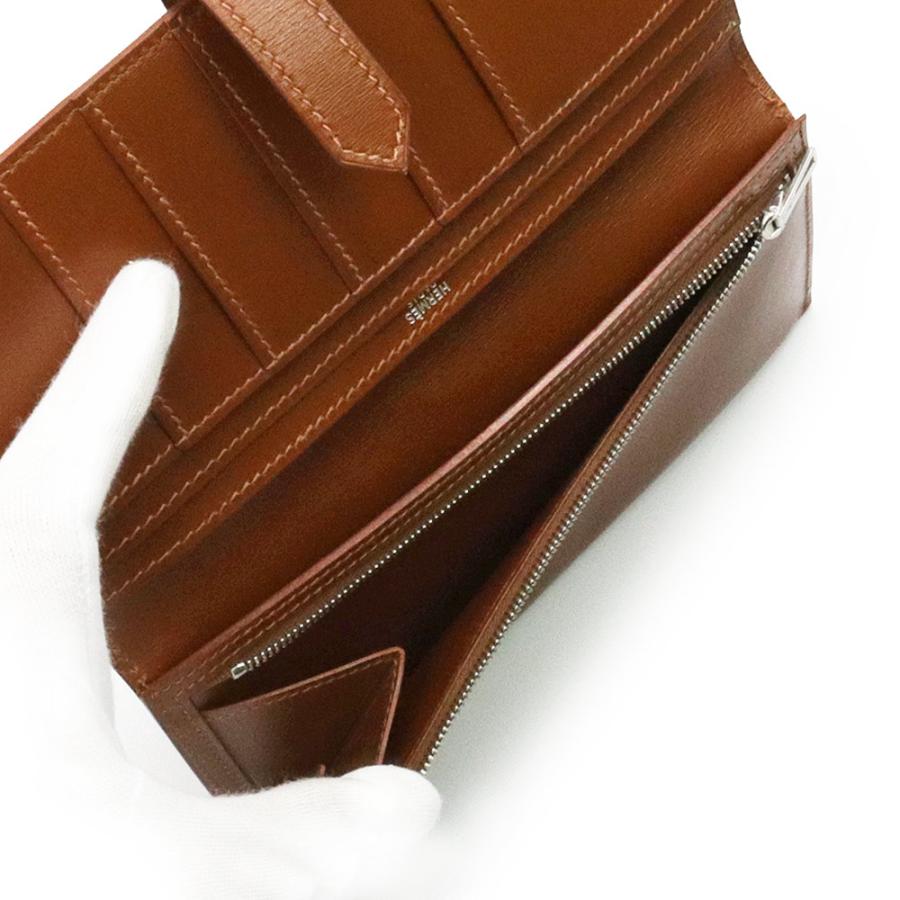 HERMES（エルメス） （中古）エルメス ベアン クラシック 二つ折り長