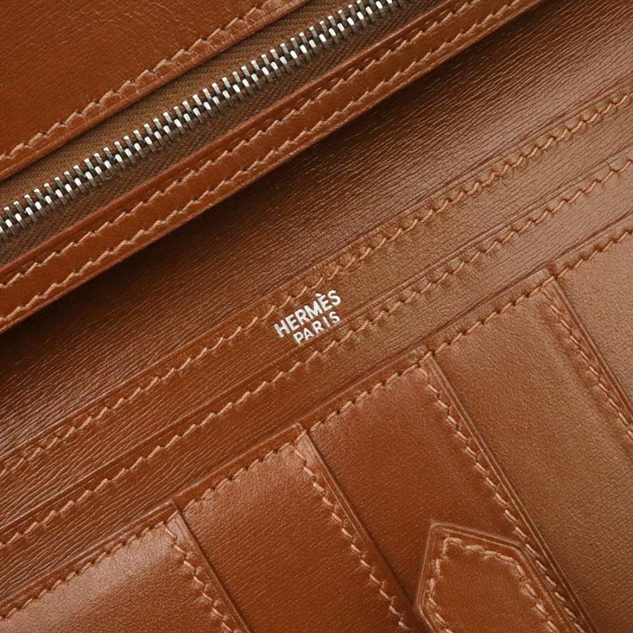 HERMES（エルメス） （中古）エルメス ベアン クラシック 二つ折り長