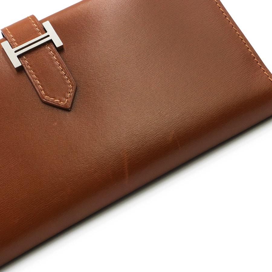 HERMES（エルメス） （中古）エルメス ベアン クラシック 二つ折り長