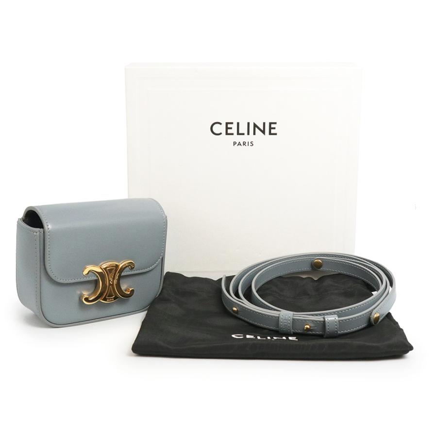 美品☆CELINE オールドセリーヌ レザー ポーチ ミニバッグ ロゴ CELINE セリーヌ エンブレム ブラゾン レザー ポシェット