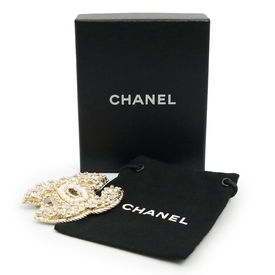 シャネル　ピンブローチ　パール　93P ヴィンテージ　ゴールドカラー　ココマーク CHANEL（シャネル） （新品・未使用品）シャネル ココマーク パール