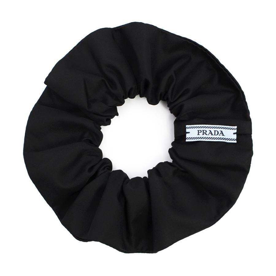 購入不可　PRADA ブラック RE-NYLON ヘアゴム PRADA （新品・未使用品）プラダ Re-Nylon シュシュ ヘア