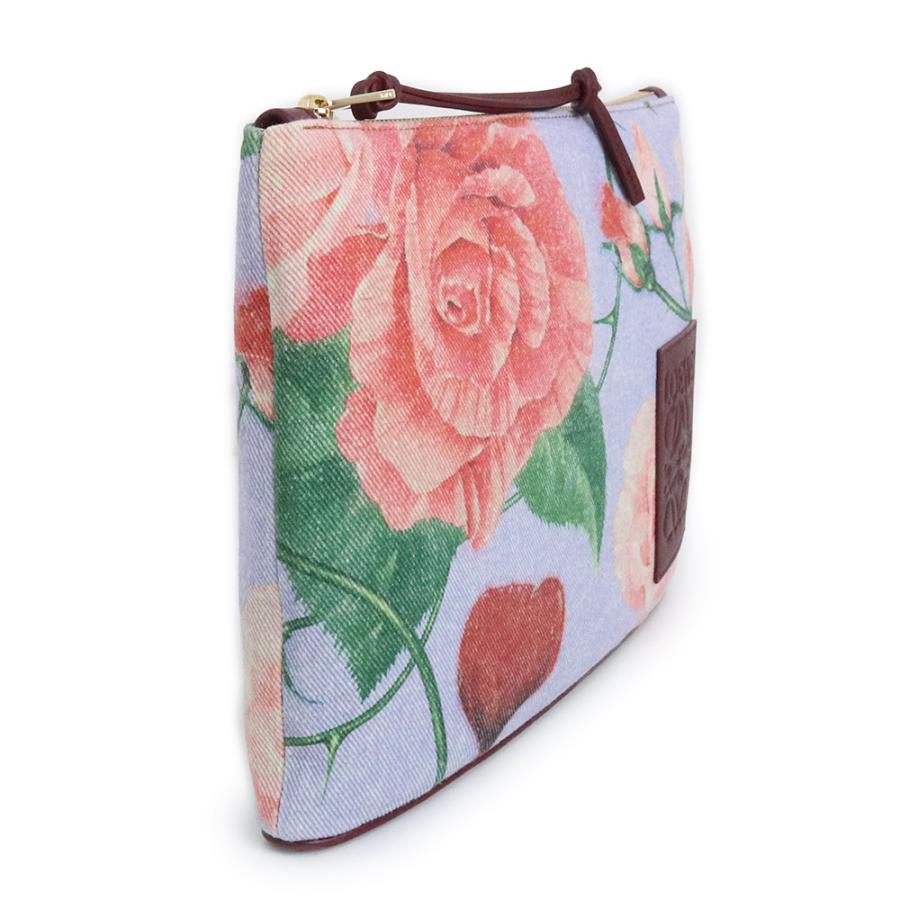LOEWE（ロエベ） （新品・未使用品）ロエベ ローズ オブロングポーチ