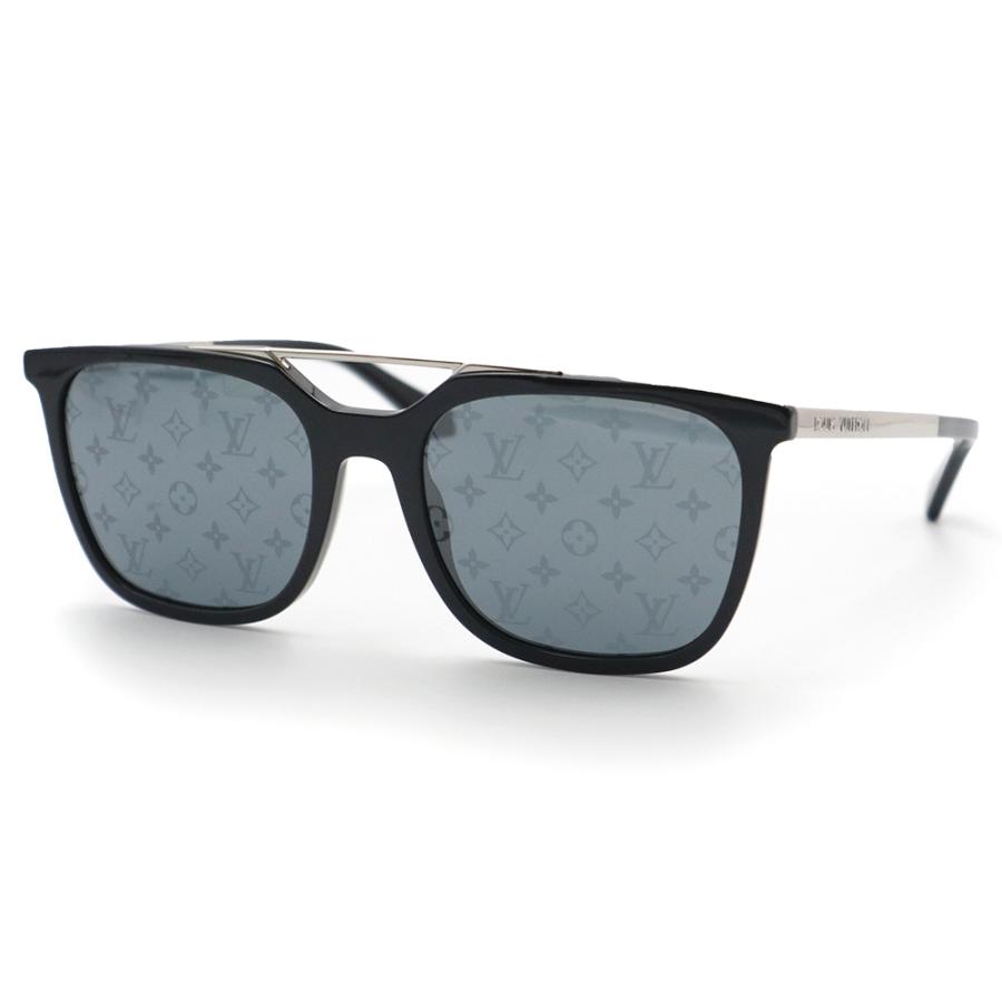 （美品）ルイ ヴィトン LOUIS VUITTON ミックス イット アップ スクエア サングラス メガネ 眼鏡 アイウェア アセテート メタル ノワール ブラック 黒 シルバー金具 Z1878U 箱付 LOUIS VUITTON（ルイ・ヴィトン） （美品）ルイ ヴィトン ミックス