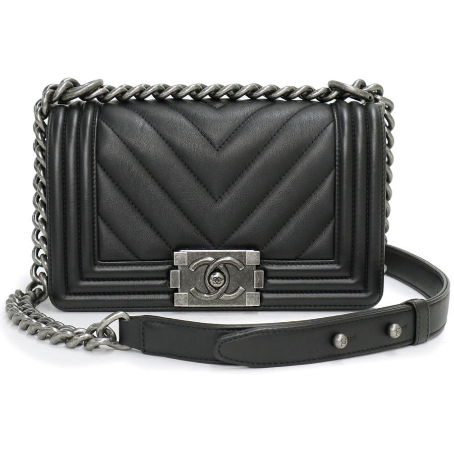 CHANEL （未使用 展示品）シャネル ボーイシャネル スモール Vステッチ  