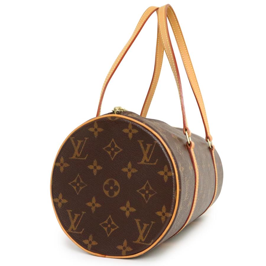 中美品 LOUIS VUITTON ルイ・ヴィトン パピヨン30 ベタ無し モノグラム ショルダーバッグ ハンドバッグ 肩掛け バッグ ブラウン PVC レディース メンズ M51385 USED 中古 LOUIS VUITTON（ルイ・ヴィトン） （中古）ルイ ヴィトン パピヨン 30